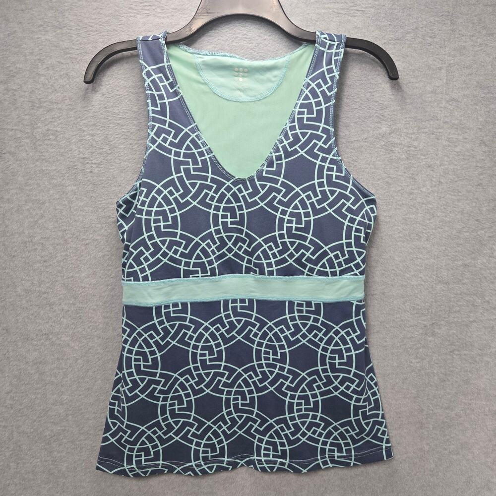 Title Nine Abstract Built In Bra Tankini Size Medium
